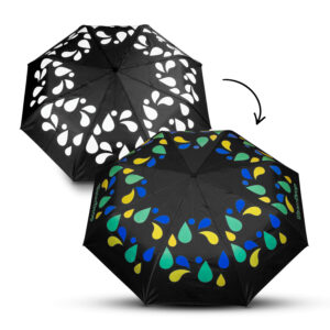 Colour Changing Compact Umbrella (129439) - Black