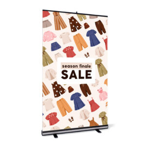 Pull-Up Banner Stand Wide (129534) - White