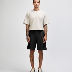 American Apparel Unisex Pique Gym Shorts (2PQ) - Black