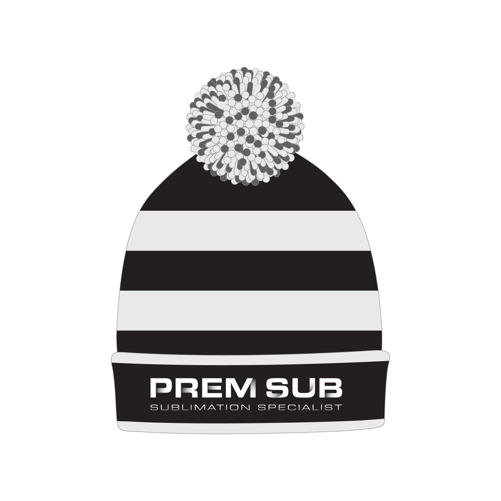 Accessories Headwear Knitted Beanie Pompoms 100% Acrylic - Front