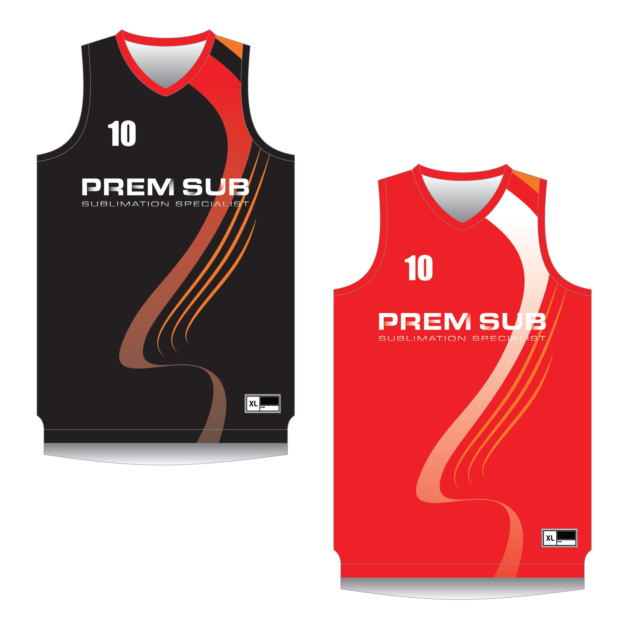 Basketball Singlet Standard Reversible - Front