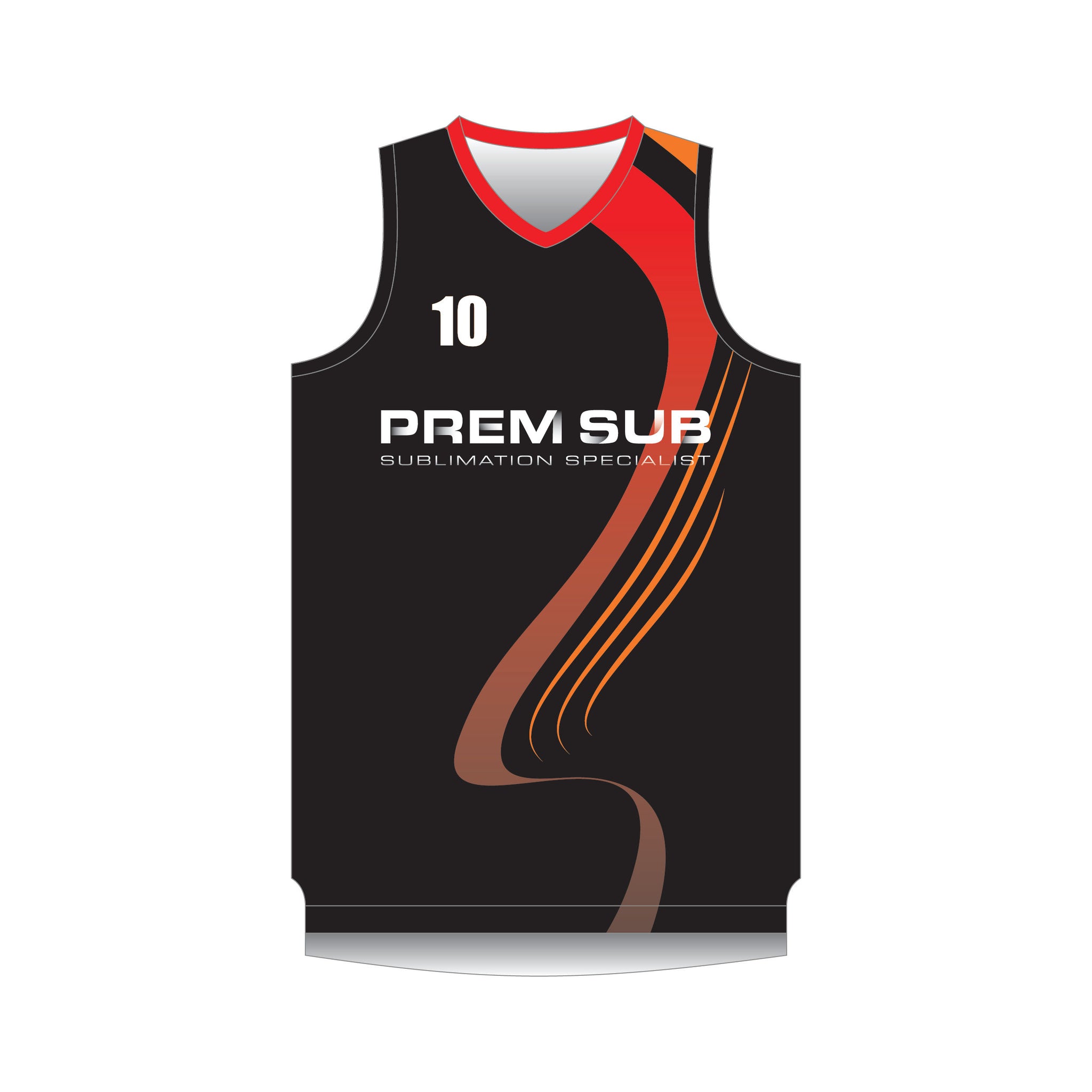 Basketball Singlet Standard - Front