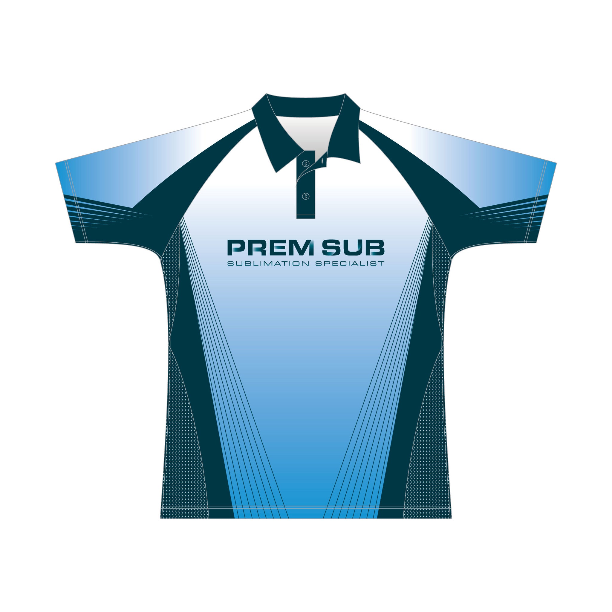 Cricket Elite Polo Raglan - Front