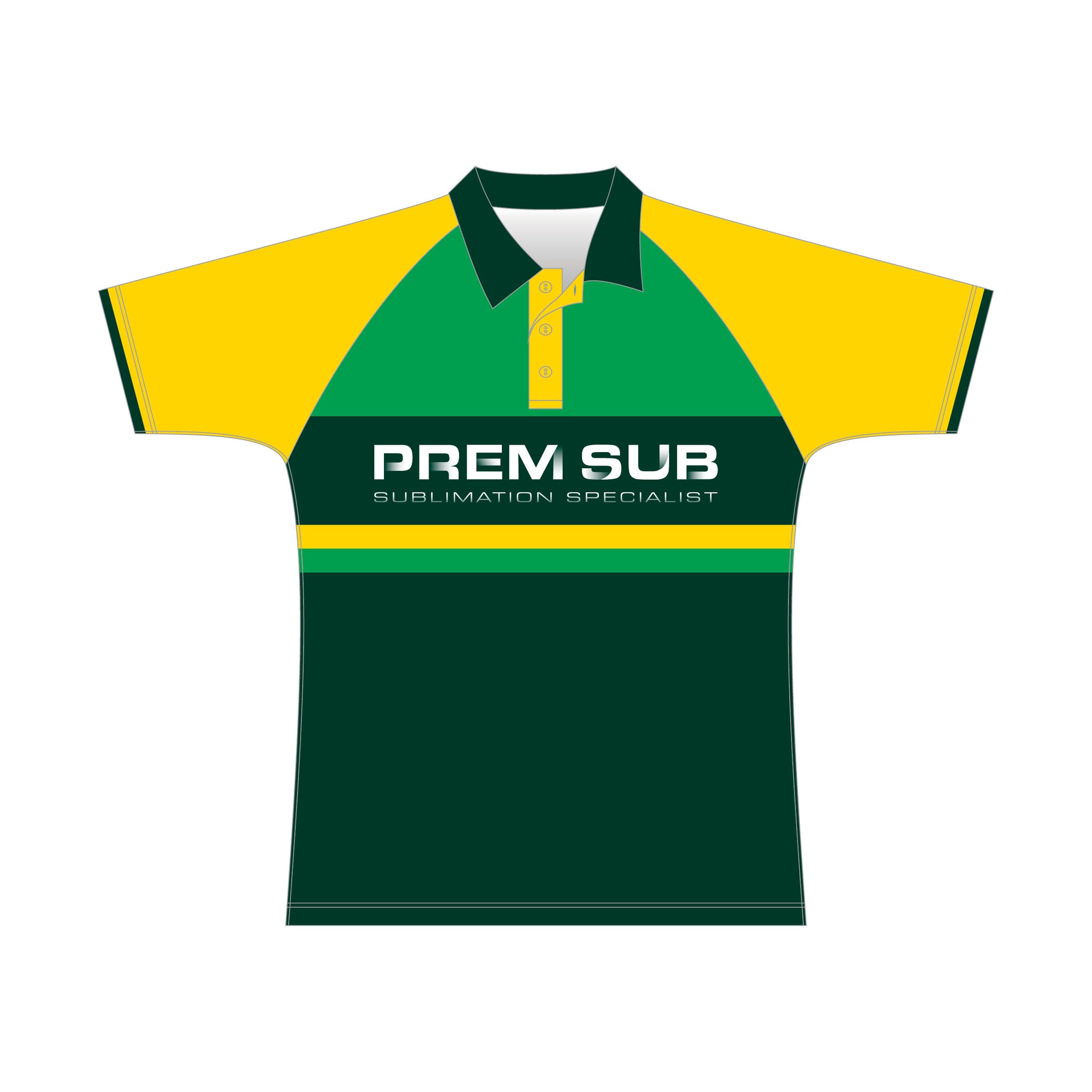 Cricket Raglan Polo - Front