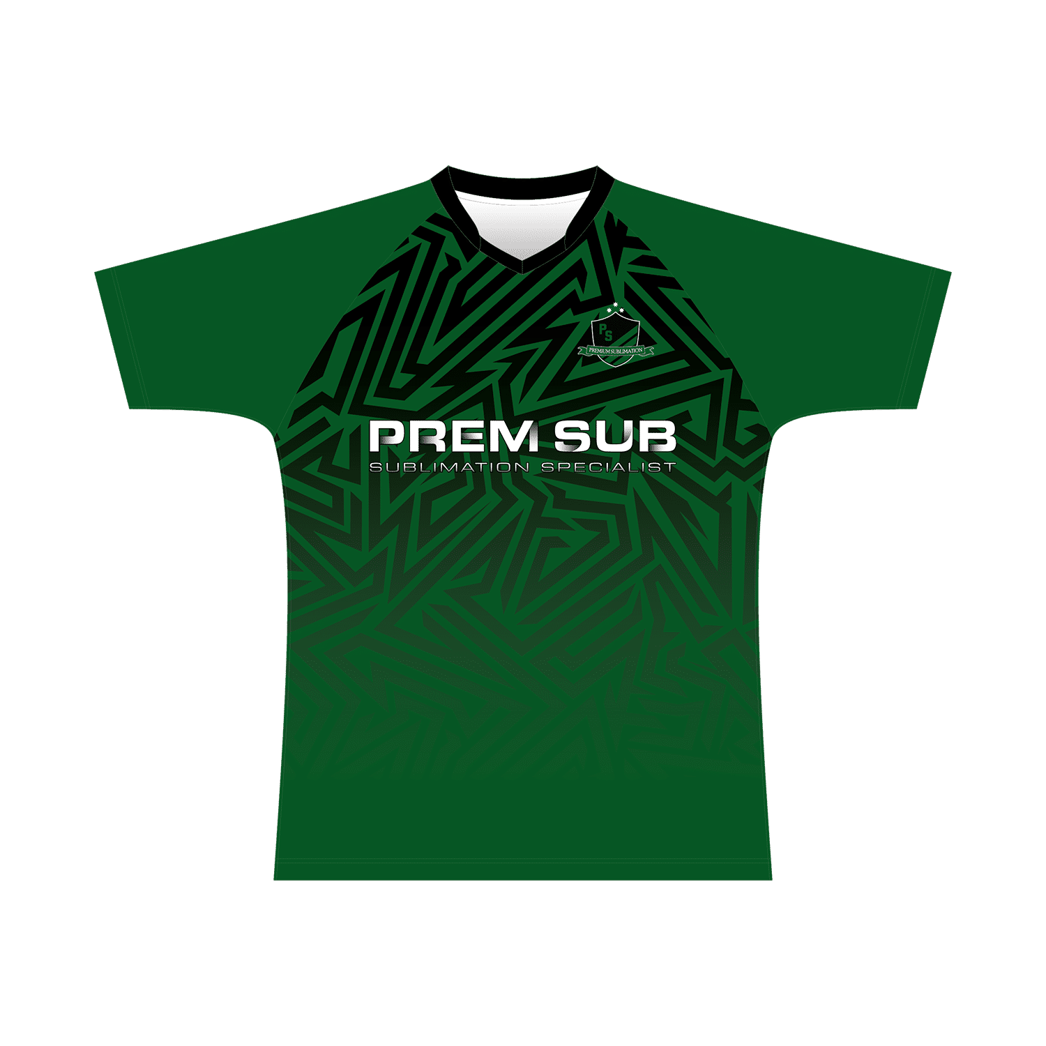 Football Jersey Raglan Premier Playing Top Front
