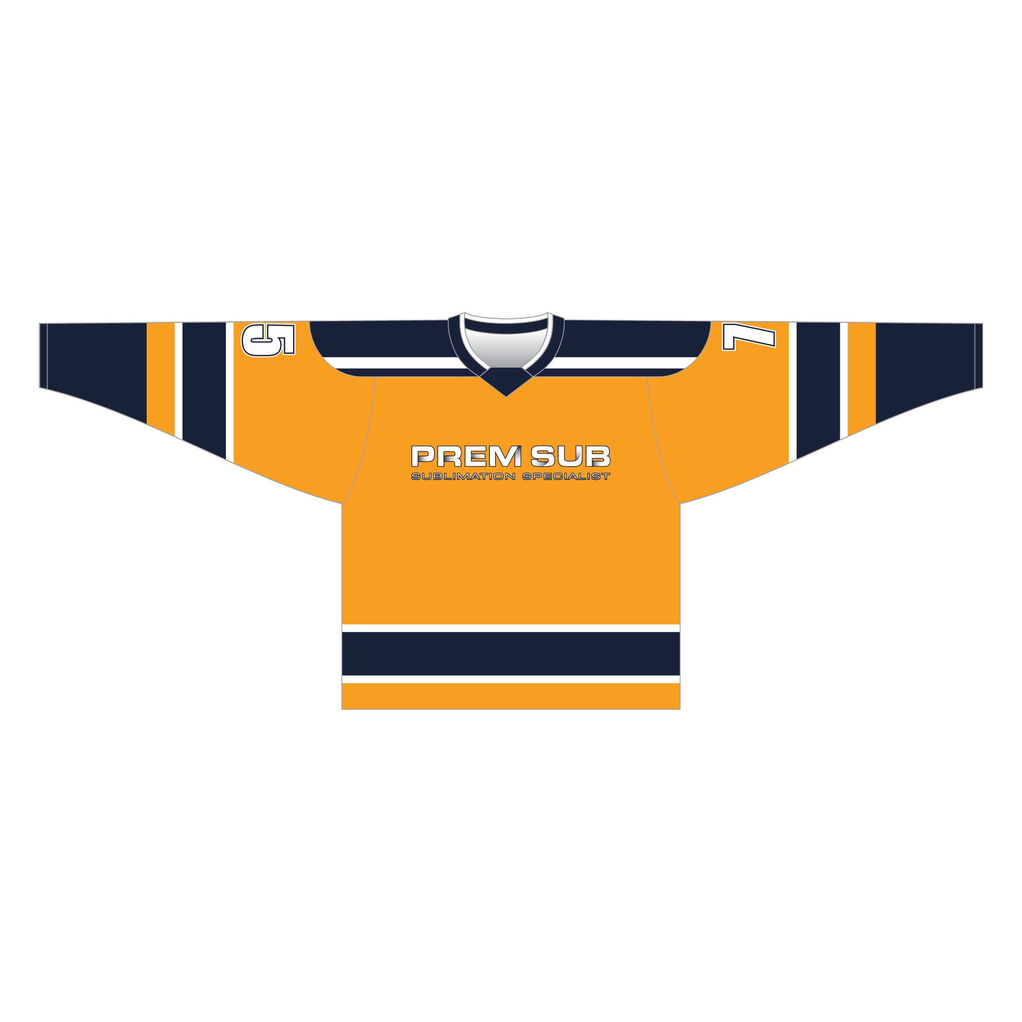 Ice Hockey Jersey Goalie Front