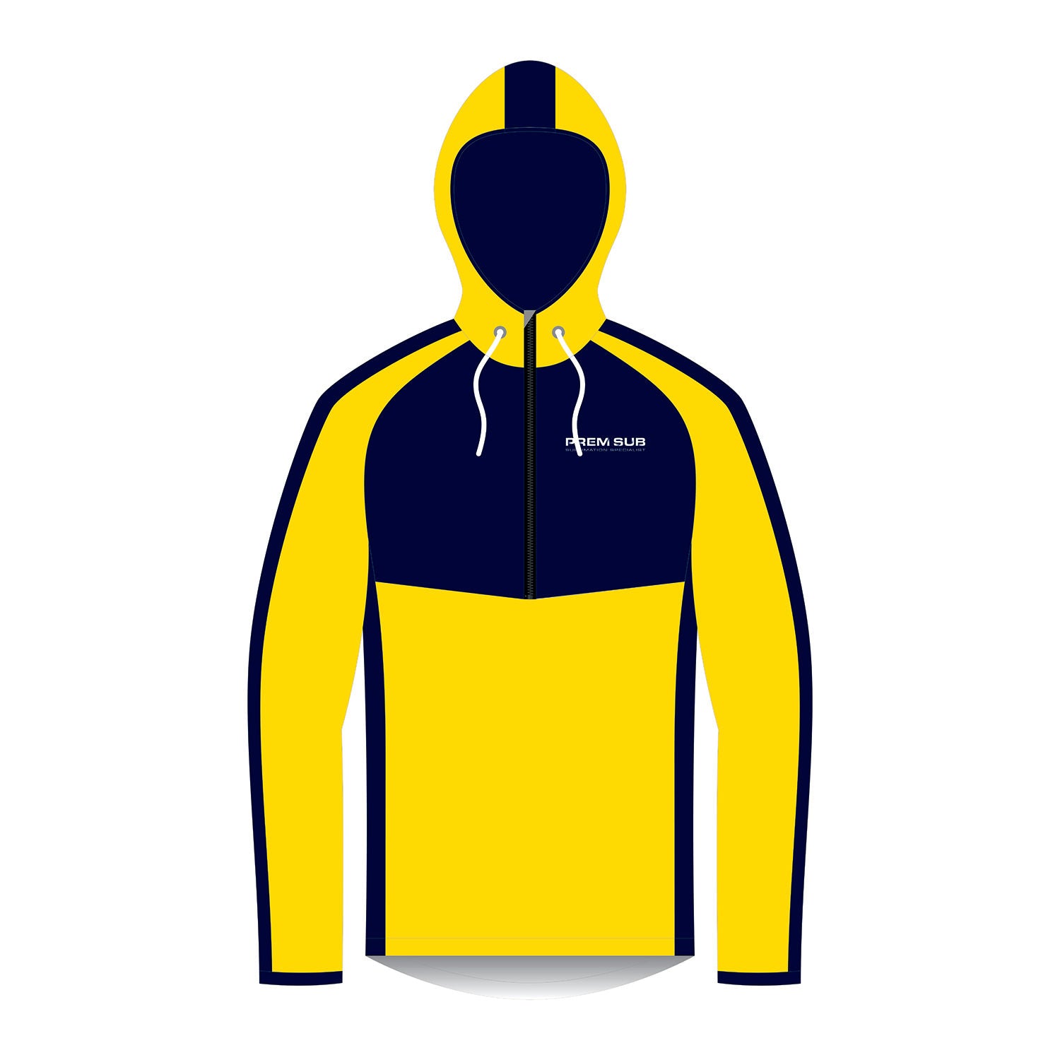 Off-Field Hoodie Hybrid Half Zip - Front