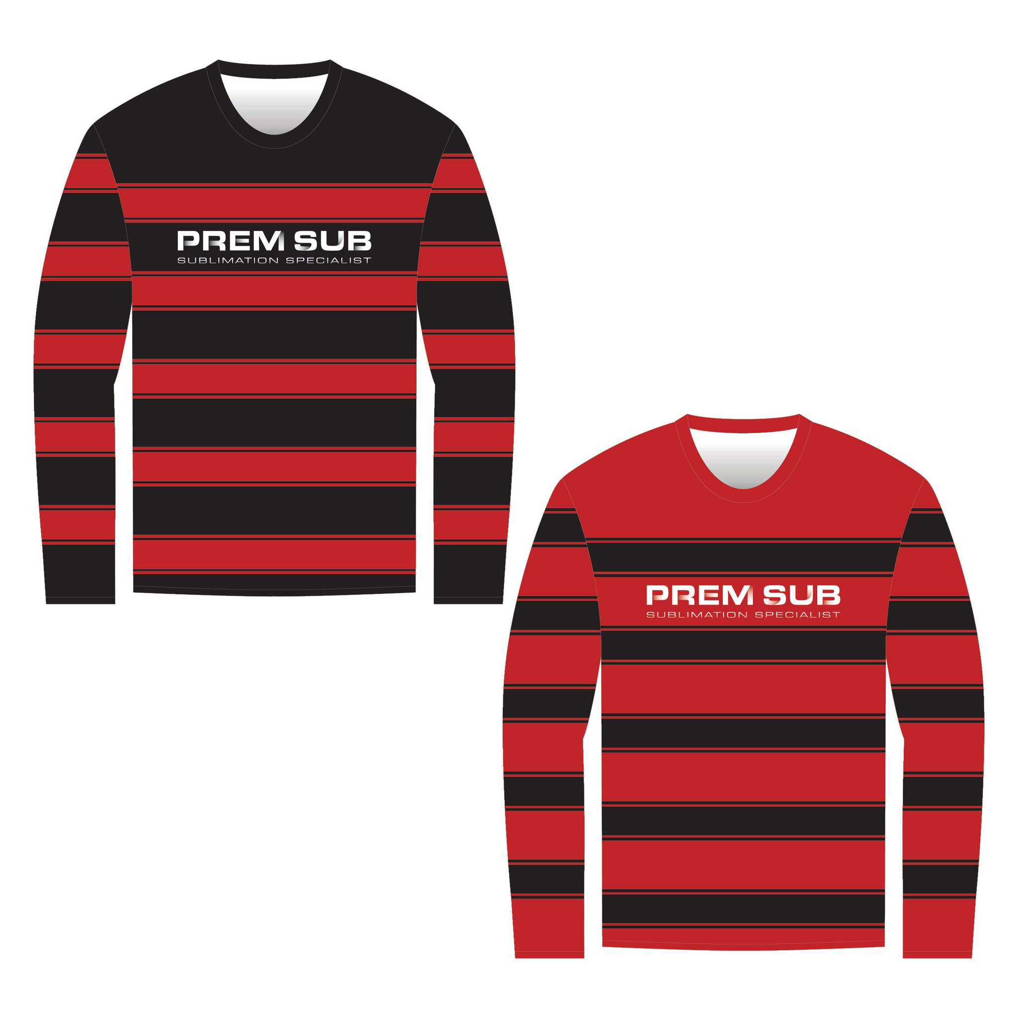 Off-Field T-Shirt Long Sleeve Set Sleeve Reversible - Front