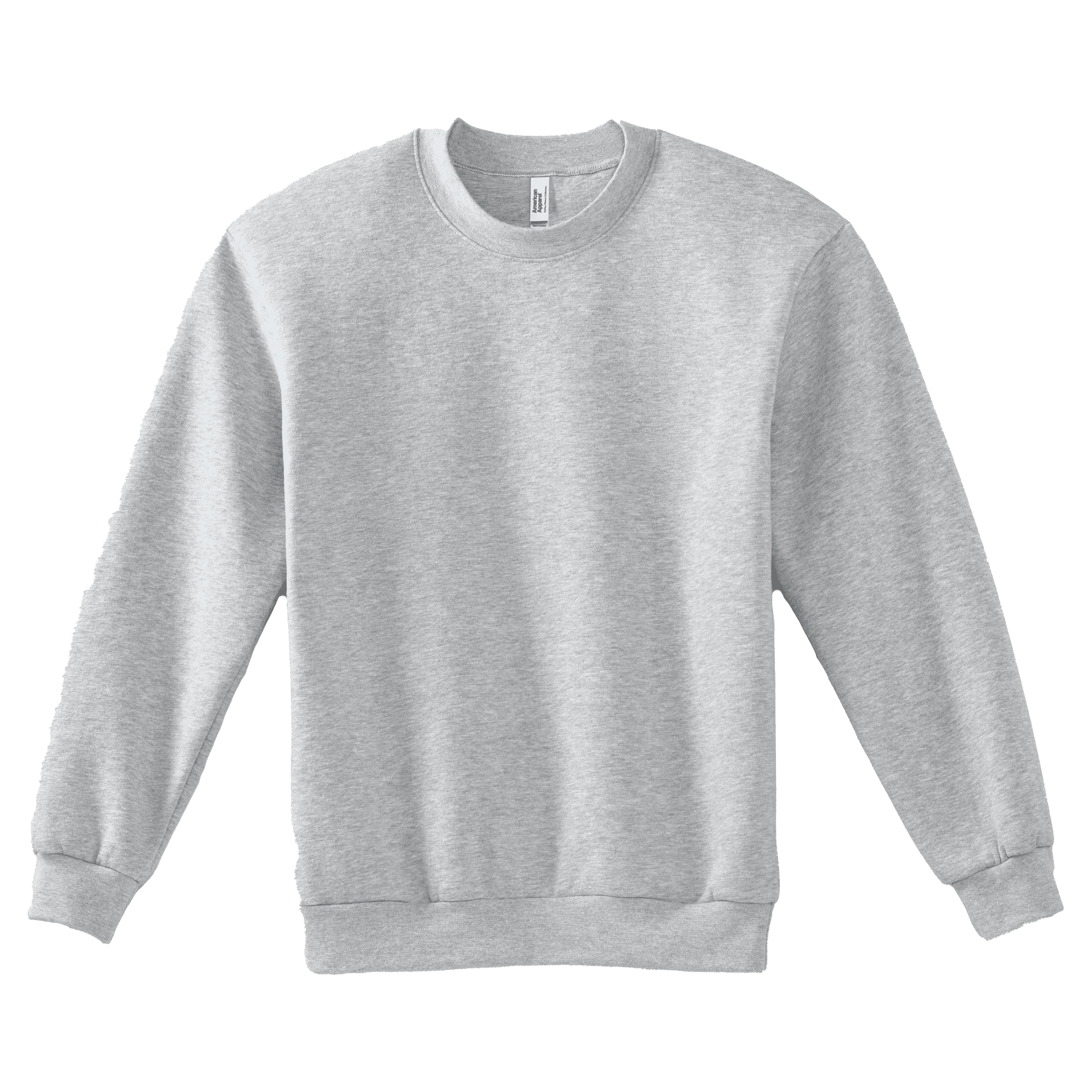 American Apparel Reflex Fleece Unisex Crewneck Sweatshirt (RF496) - Heather Grey