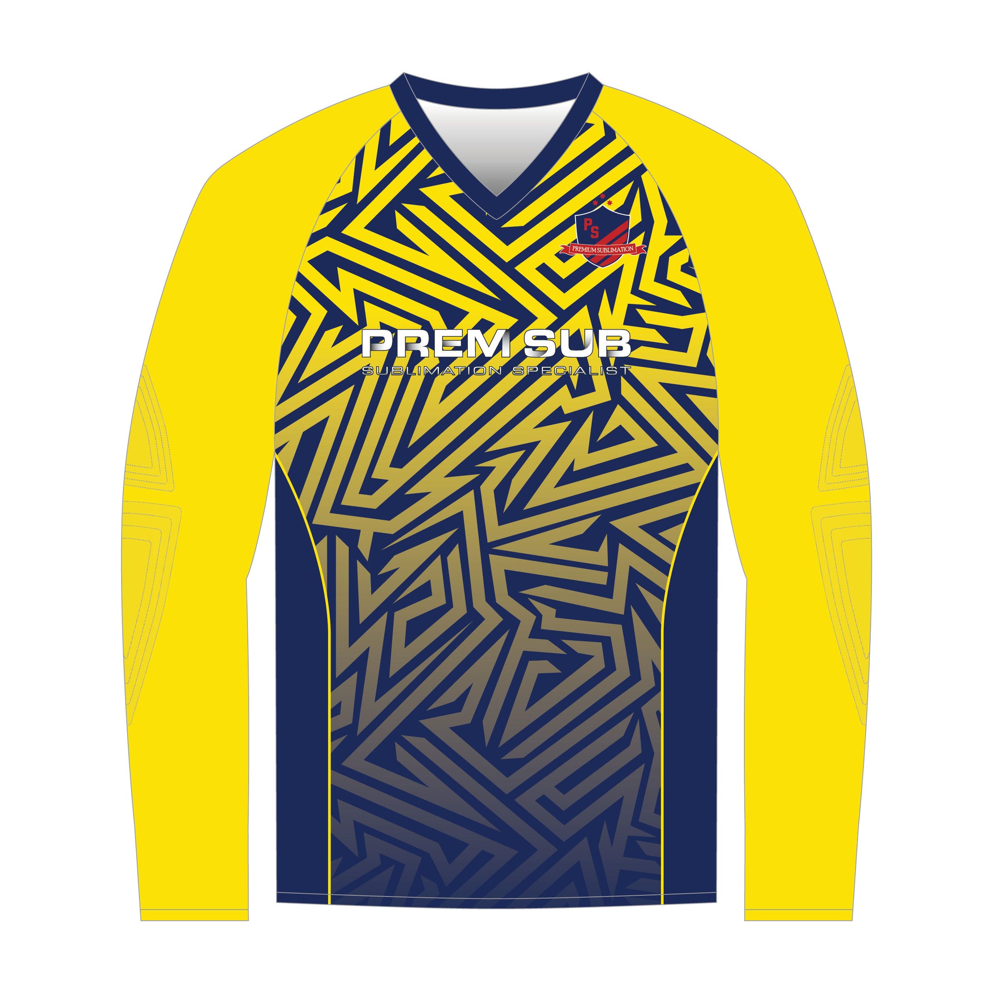 Football Jersey Goalie Playing - Front