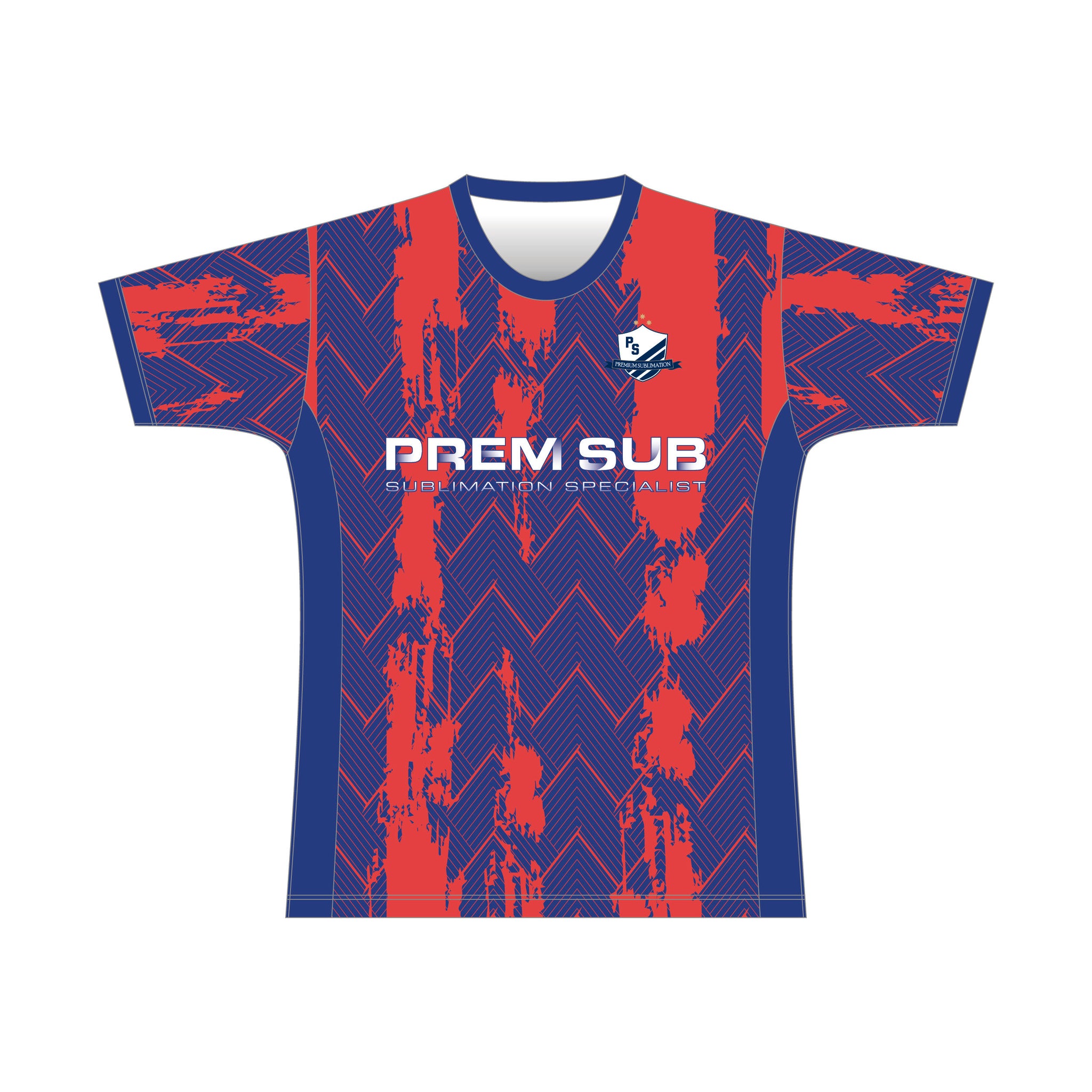 Football Jersey Set Sleeve Standard Playing Top Front