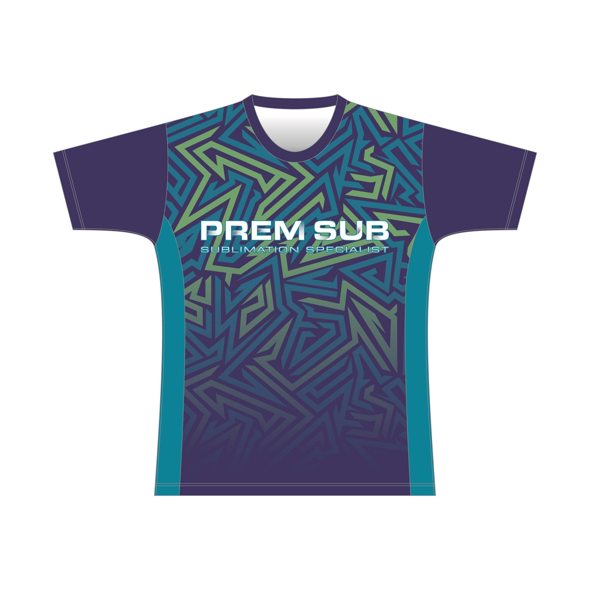 Volleyball Jersey Set Sleeve Playing Top - Front