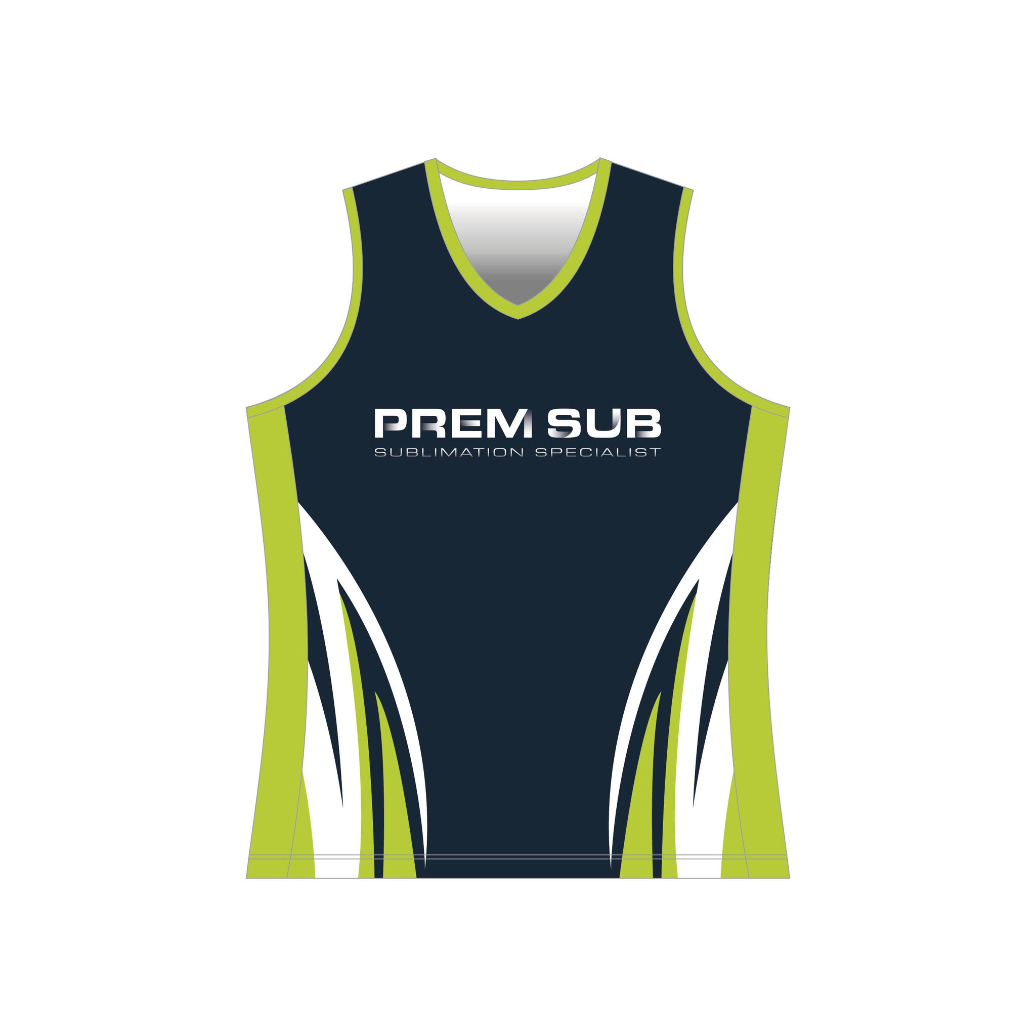 Volleyball Singlet Sleeveless Playing Top - Front