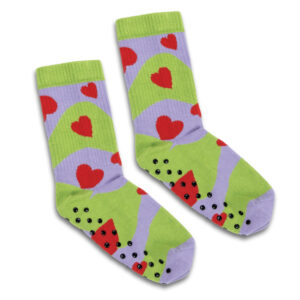 Pixel Knitted Bamboo Grip Socks (134214) - Main